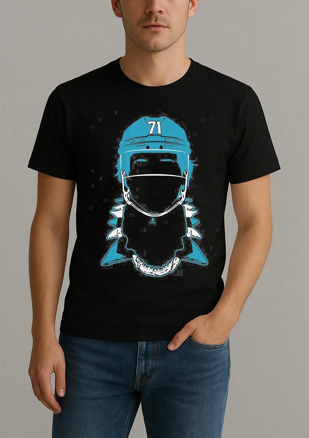 Macklin Celebrini Tooth Necklace Shirt