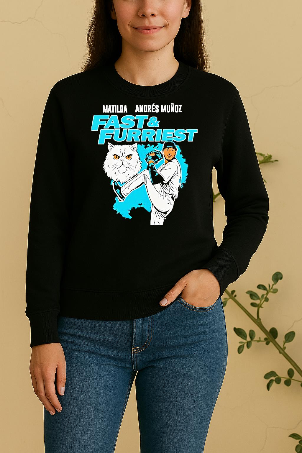 Matilda Andres Munoz Fast And Furriest Mariners Sweater