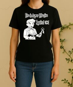 Melcom Brown Fire Is Super Effective Against Ice Women Shirt