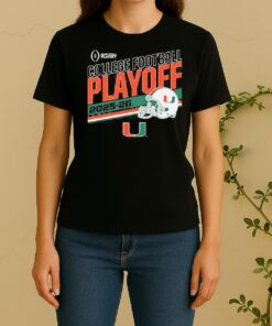 Miami 2025 Cfp Stripe Women Shirt