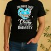 Miami Dolphins Lady Sassy Classy And A Tad Badassy Diamond Heart Shirt