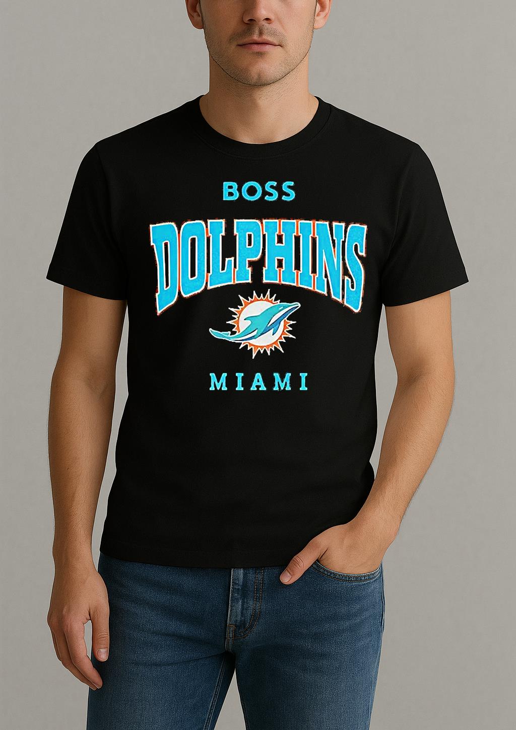 Miami Dolphins Nfl Boss Logo Shirt