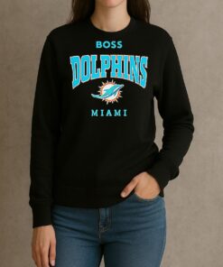 Miami Dolphins Nfl Boss Logo sweater