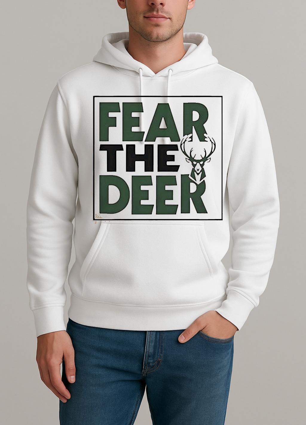 Milwaukee Bucks Fear The Deer Unisexhoodie