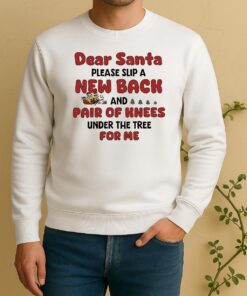 Minions Dear Santa Please Slip A New Back And Pair Of Knees Under The Tree For Me Sweater
