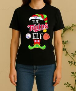 Minnesota Twins Christmas Elf Women Shirt