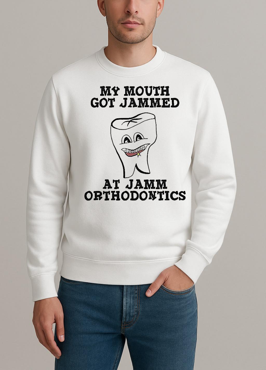 My Mouth Got Jammed At Jamm Orthodontics Leslie Knope sweater