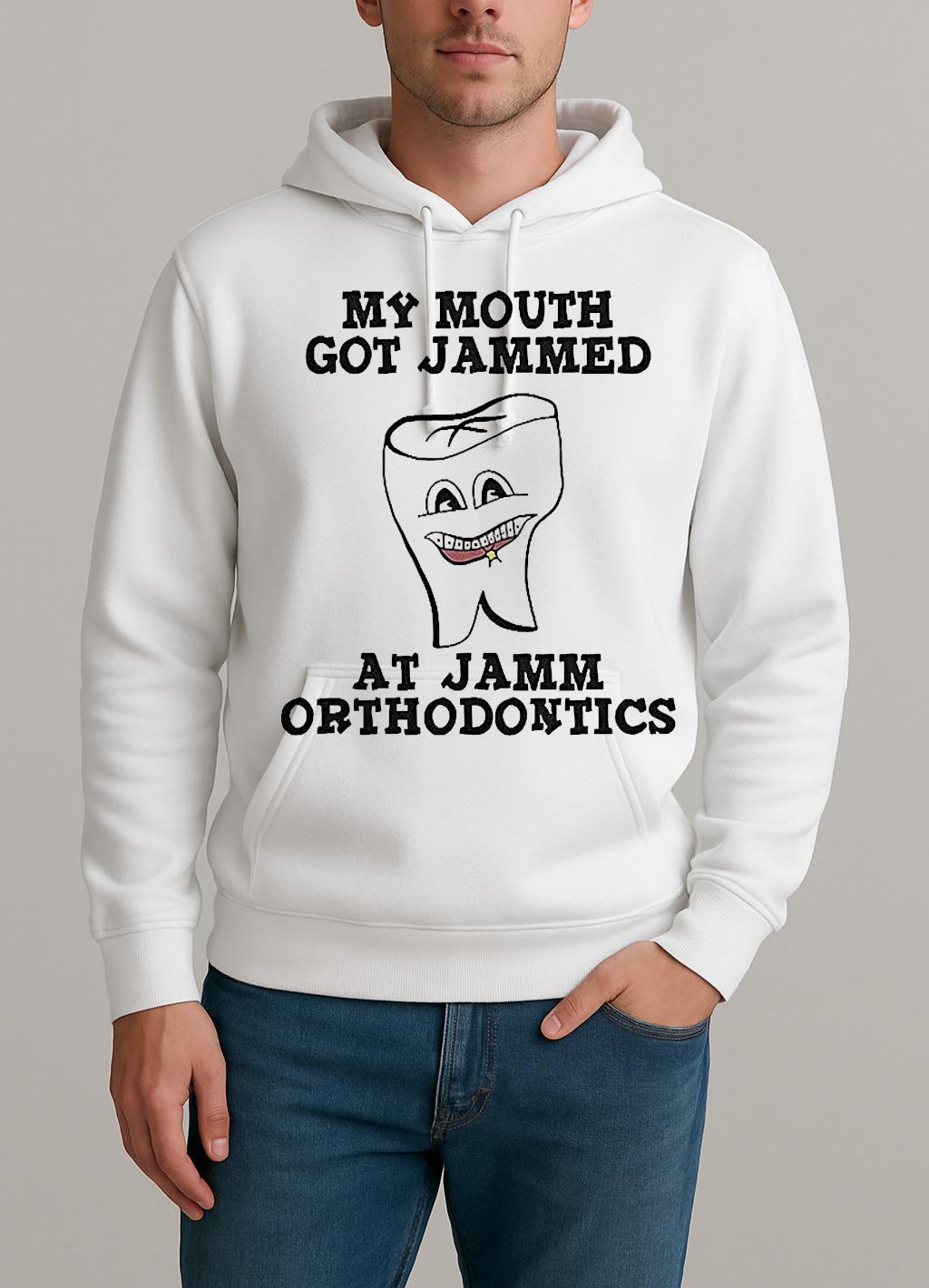 My Mouth Got Jammed At Jamm Orthodontics Leslie Knope Unisexhoodie
