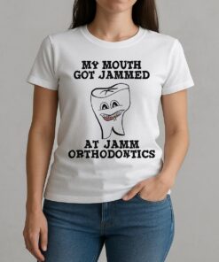 My Mouth Got Jammed At Jamm Orthodontics Leslie Knope W-tee