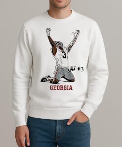 Nate Frazier Georgia Bulldogs Football End Zone Celebration Signature sweater