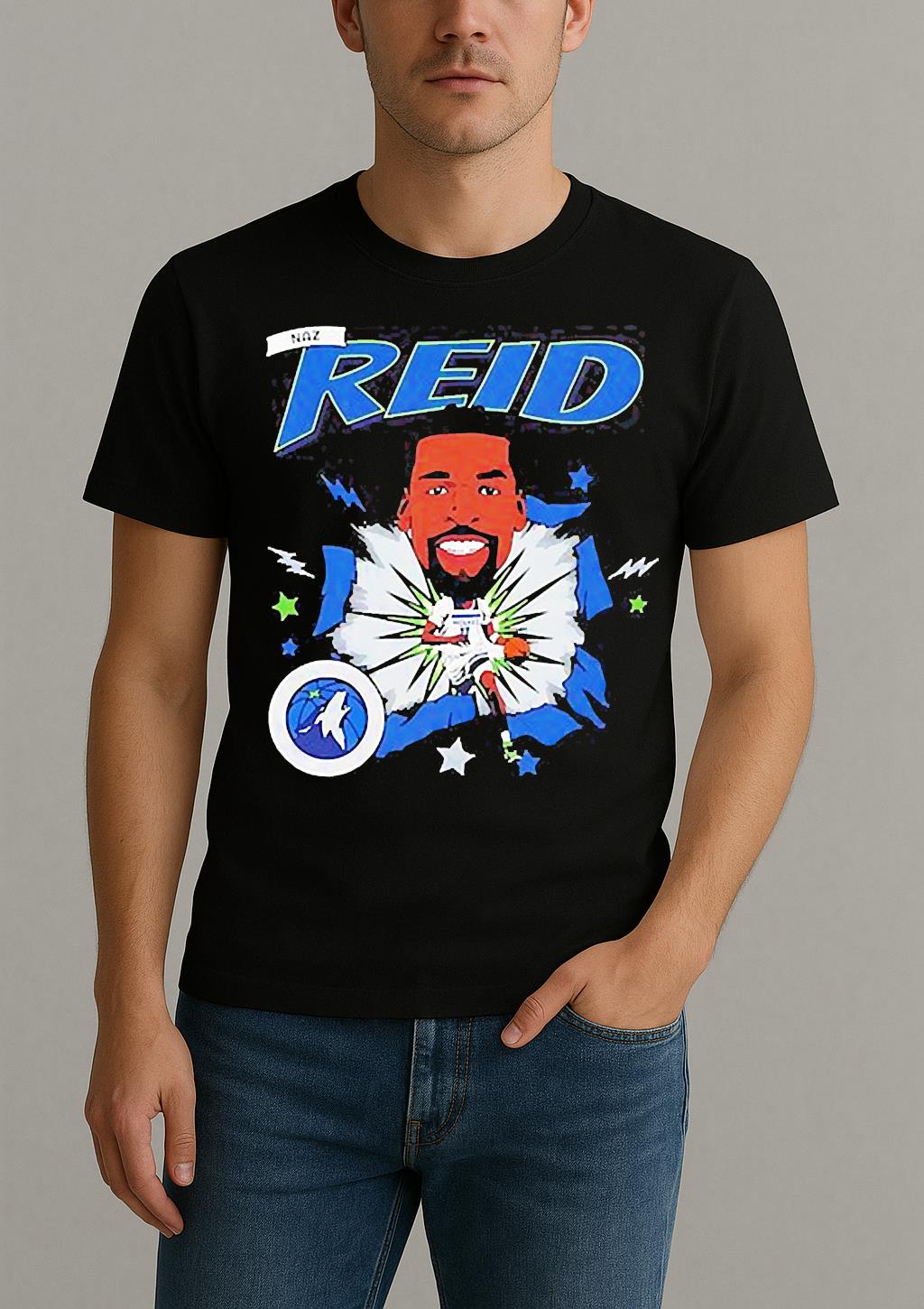 Naz Reid Minnesota Timberwolves Caricature 25 Shirt