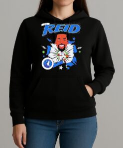 Naz Reid Minnesota Timberwolves Caricature 25 Unisexhoodie