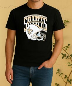 New Orleans Saints Gradient Helmet Shirt