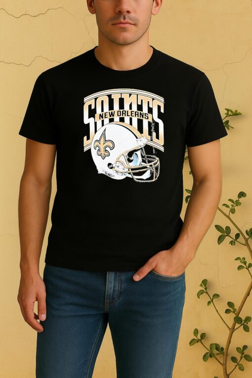 New Orleans Saints Gradient Helmet Shirt