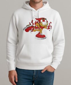 Nice The Fat Cat Santa Skating Unisexhoodie