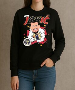 Nikola Jokic Denver Nuggets Caricature 25 sweater