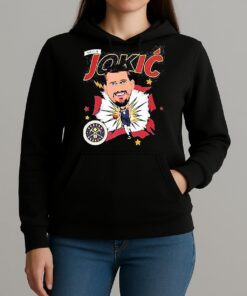 Nikola Jokic Denver Nuggets Caricature 25 Unisexhoodie
