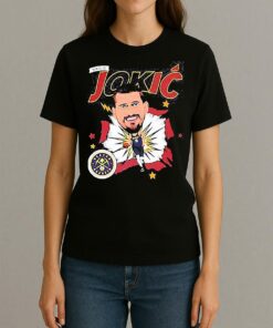 Nikola Jokic Denver Nuggets Caricature 25 Womentee