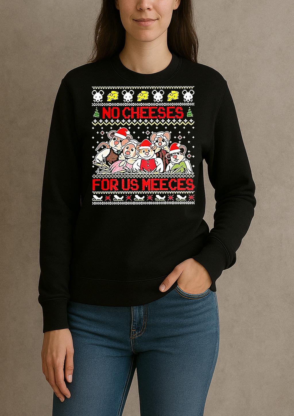 No Cheeses For Us Meeces The Muppet Christmas Carol Ugly Xmas sweater