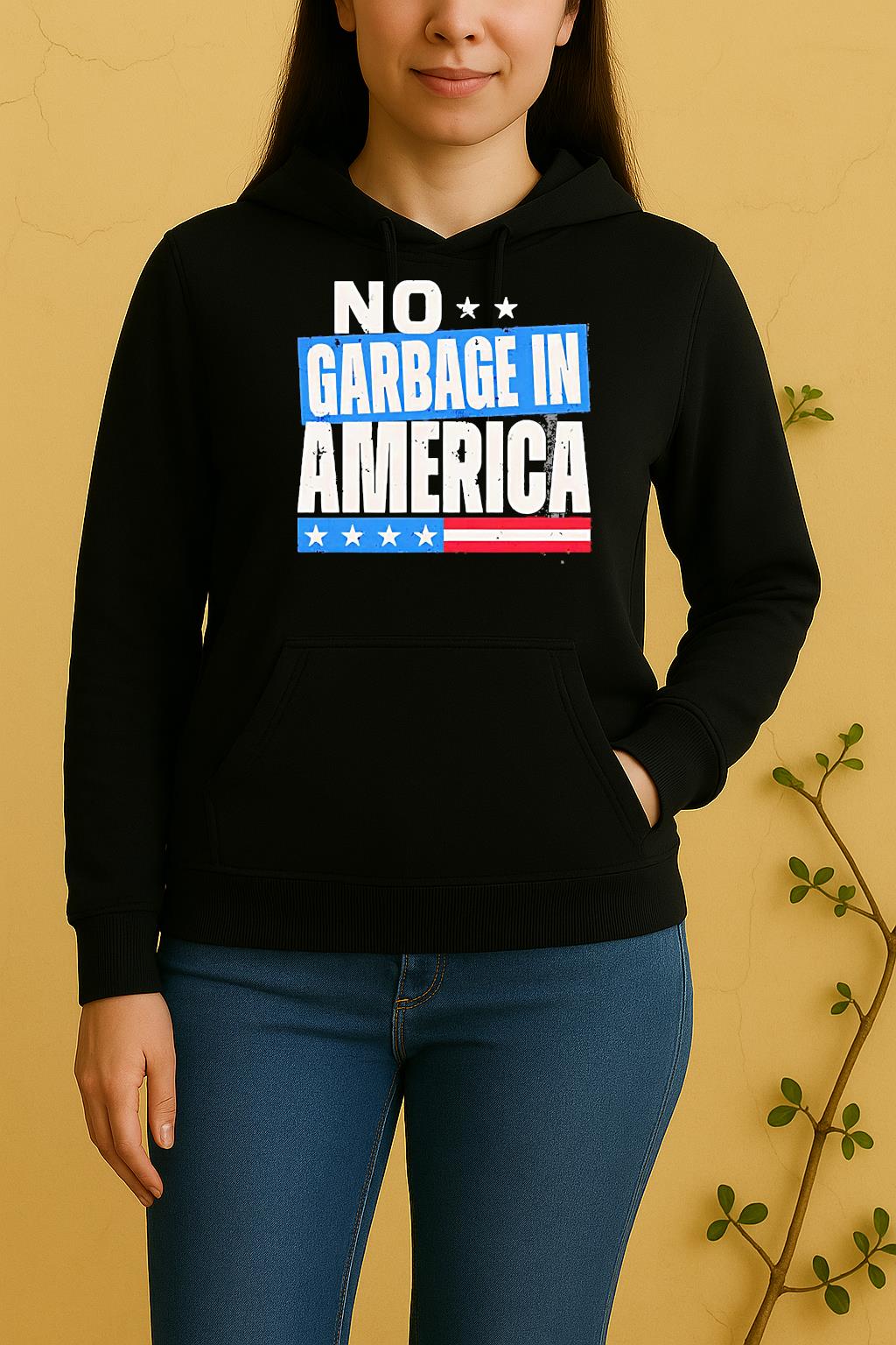 No Garbage In America Unisex Hoodie