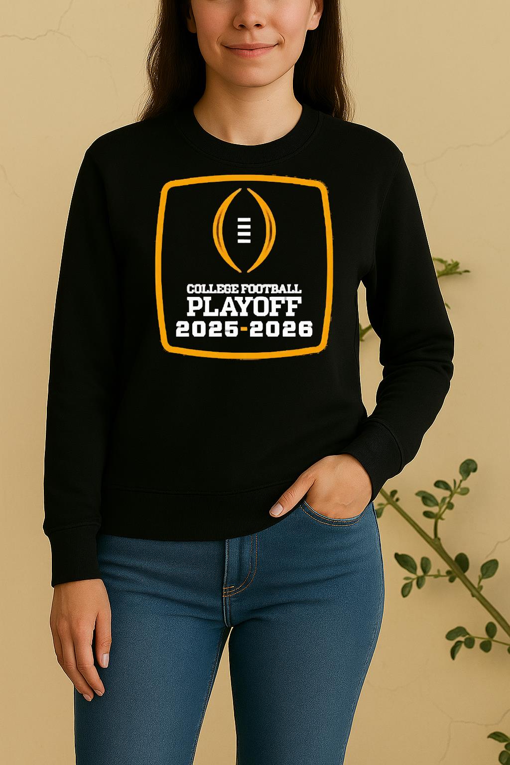 Official 2025 26 College Football Playoff Logo Sweater