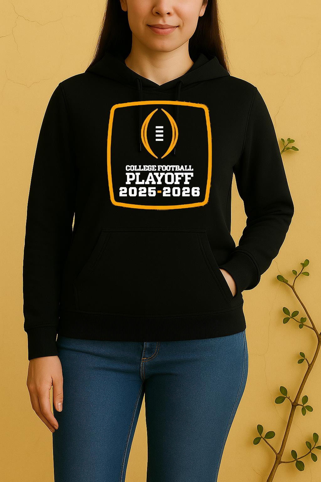 Official 2025 26 College Football Playoff Logo Unisex Hoodie