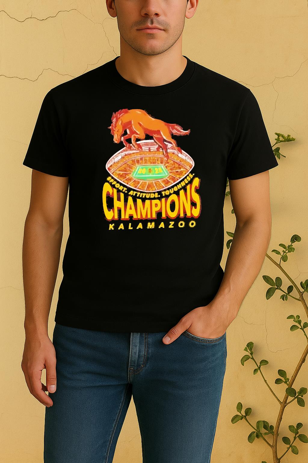 Official 2025 Kalamazoo Conference Champions Stadium Shirt