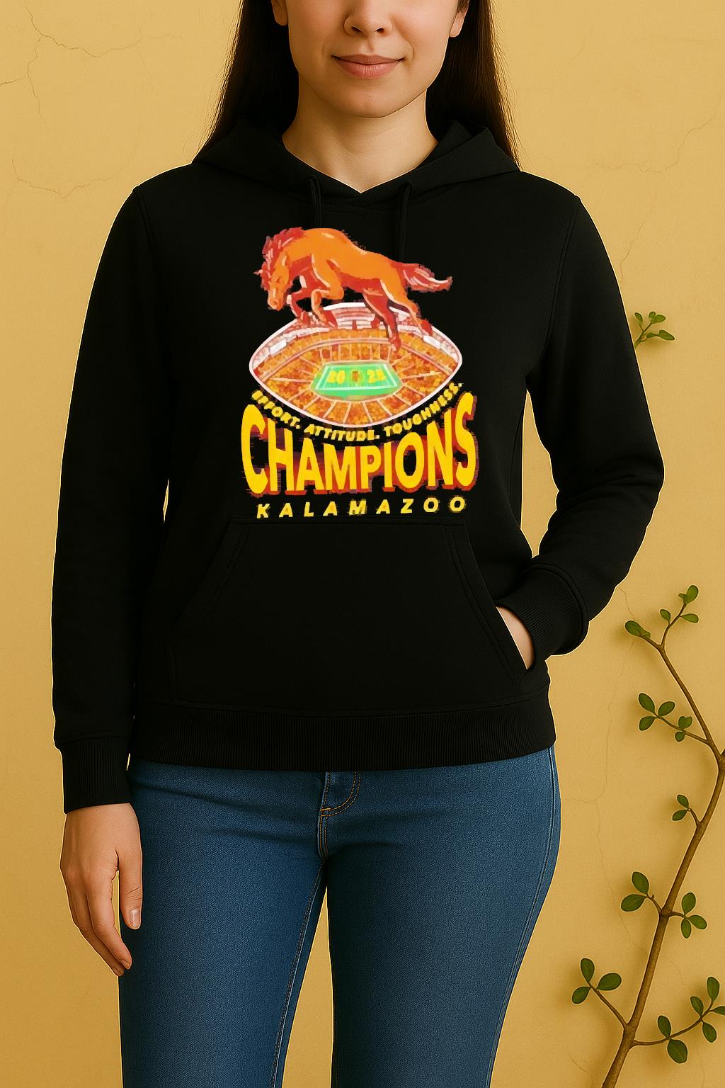 Official 2025 Kalamazoo Conference Champions Stadium Unisex Hoodie