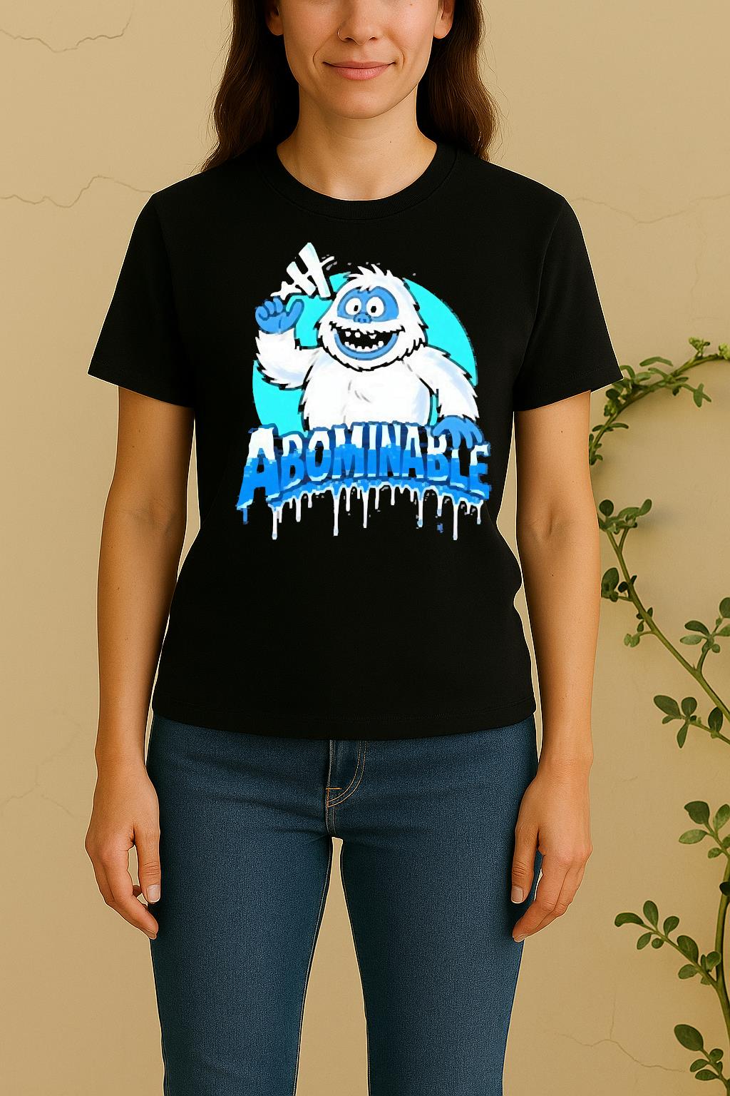 Official Abominable Snowman Christmas Women Shirt