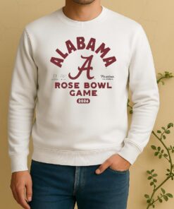Official Alabama Crimson Tide 2026 Rose Bowl Game Bound Sweater