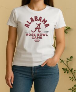 Official Alabama Crimson Tide 2026 Rose Bowl Game Bound Women Shirt