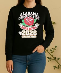 Official Alabama Crimson Tide Rose Bowl Champions 2026 Sweater
