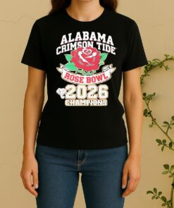Official Alabama Crimson Tide Rose Bowl Champions 2026 Women Shirt