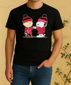 Official Atlanta Falcons Snoopy And Charlie Brown Best Friends Shirt