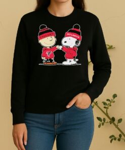 Official Atlanta Falcons Snoopy And Charlie Brown Best Friends Sweater