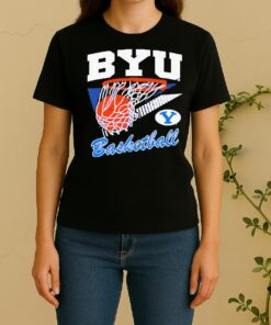 Official Byu Cougars Basketball Retro Swish Women Shirt