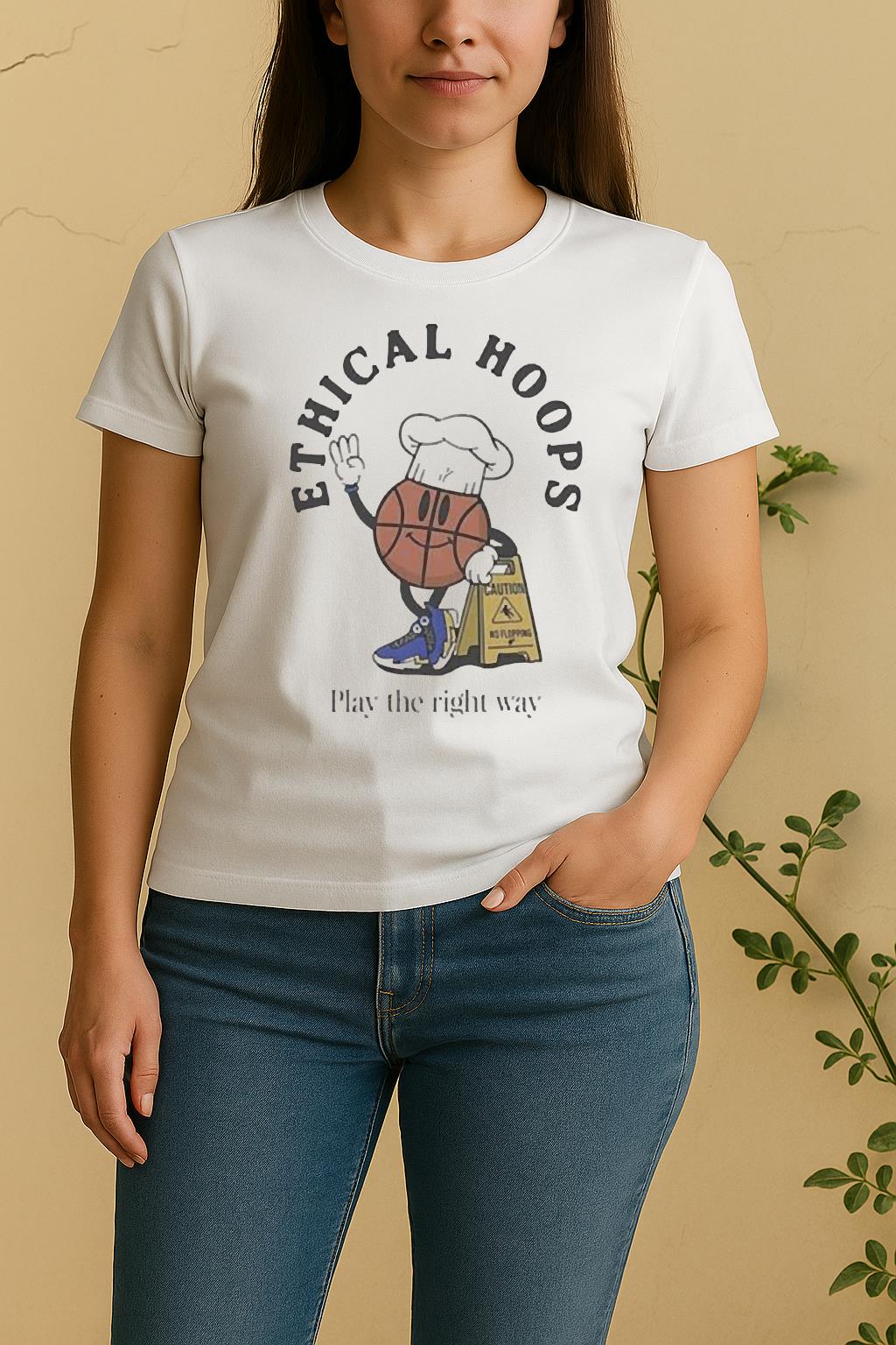 Official Ethical Hoops Play The Right Way Women Shirt