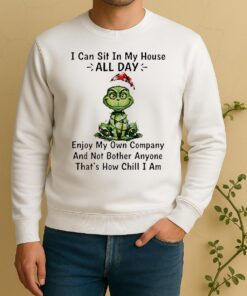 Official Grinch I Can Sit In My House All Day Enjoy My Own Company Christmas Sweater