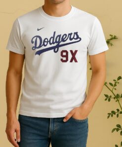Official Los Angeles Dodgers Nike 9X Champs Shirt