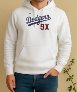 Official Los Angeles Dodgers Nike 9X Champs Unisex Hoodie