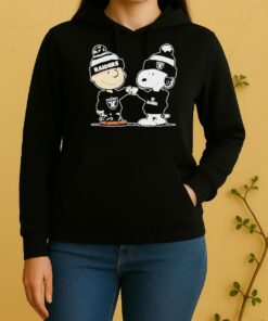 Official Los Angeles Raiders Snoopy And Charlie Brown Best Friends Unisex Hoodie