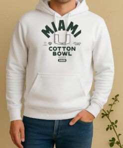 Official Miami Hurricanes College Football Playoff 2026 Cotton Bowl Unisex Hoodie