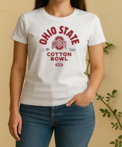 Official Ohio State Buckeyes 2026 Cotton Bowl Bound Women Shirt