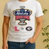 Official Ole Miss Rebels Vs Georgia Bulldogs 2026 Allstate Sugar Bowl Shirt