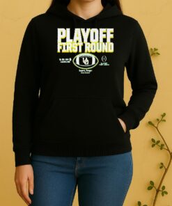 Official Oregon Ducks 2025 Cfp First Round Winner Unisex Hoodie