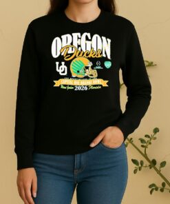 Official Oregon Ducks College Football Playoff 2026 Orange Bowl Sweater