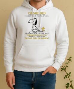 Official Snoopy And Woodstock Im Not Old I Woke Up I Lifted My Arms I Moved My Knees I Twisted My Neck Unisex Hoodie