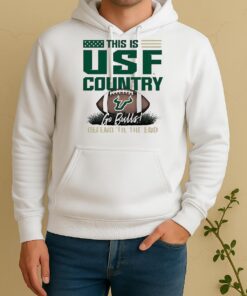 Official South Florida Bulls This Is Usf Country Defend Til The End Unisex Hoodie