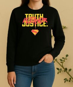Official Supergirl 2026 Movie Truth Justice Whatever Sweater