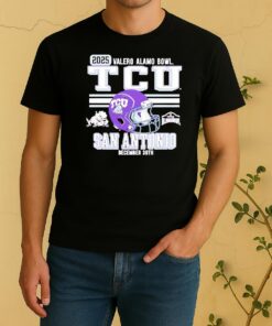 Official Texas Christian Horned Frogs Football 2025 Alamo Bowl Bound Shirt